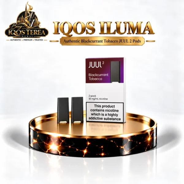 Authentic Blackcurrant Tobacco JUUL 2 Pods