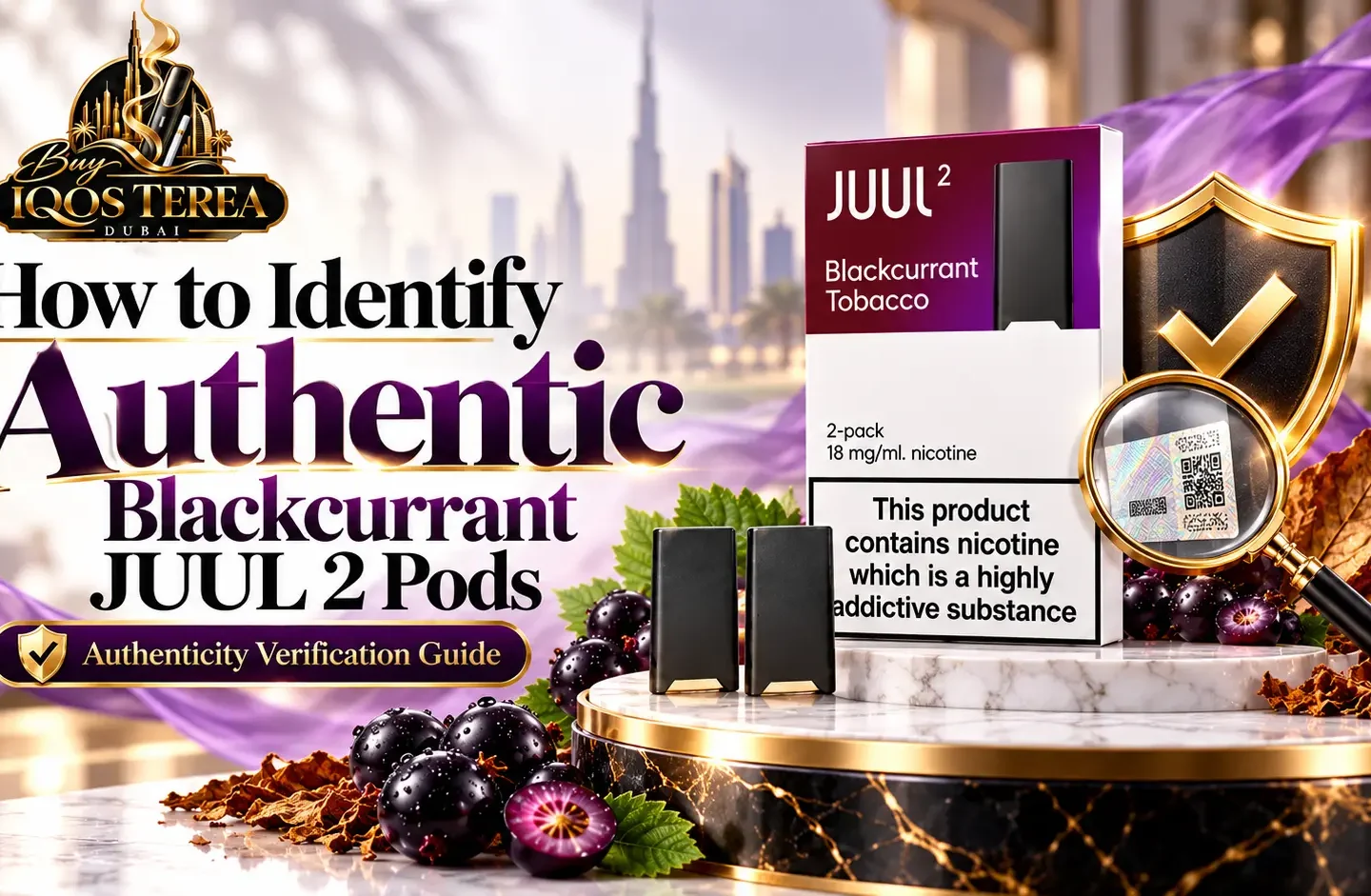 How to Identify Authentic Blackcurrant JUUL 2 Pods