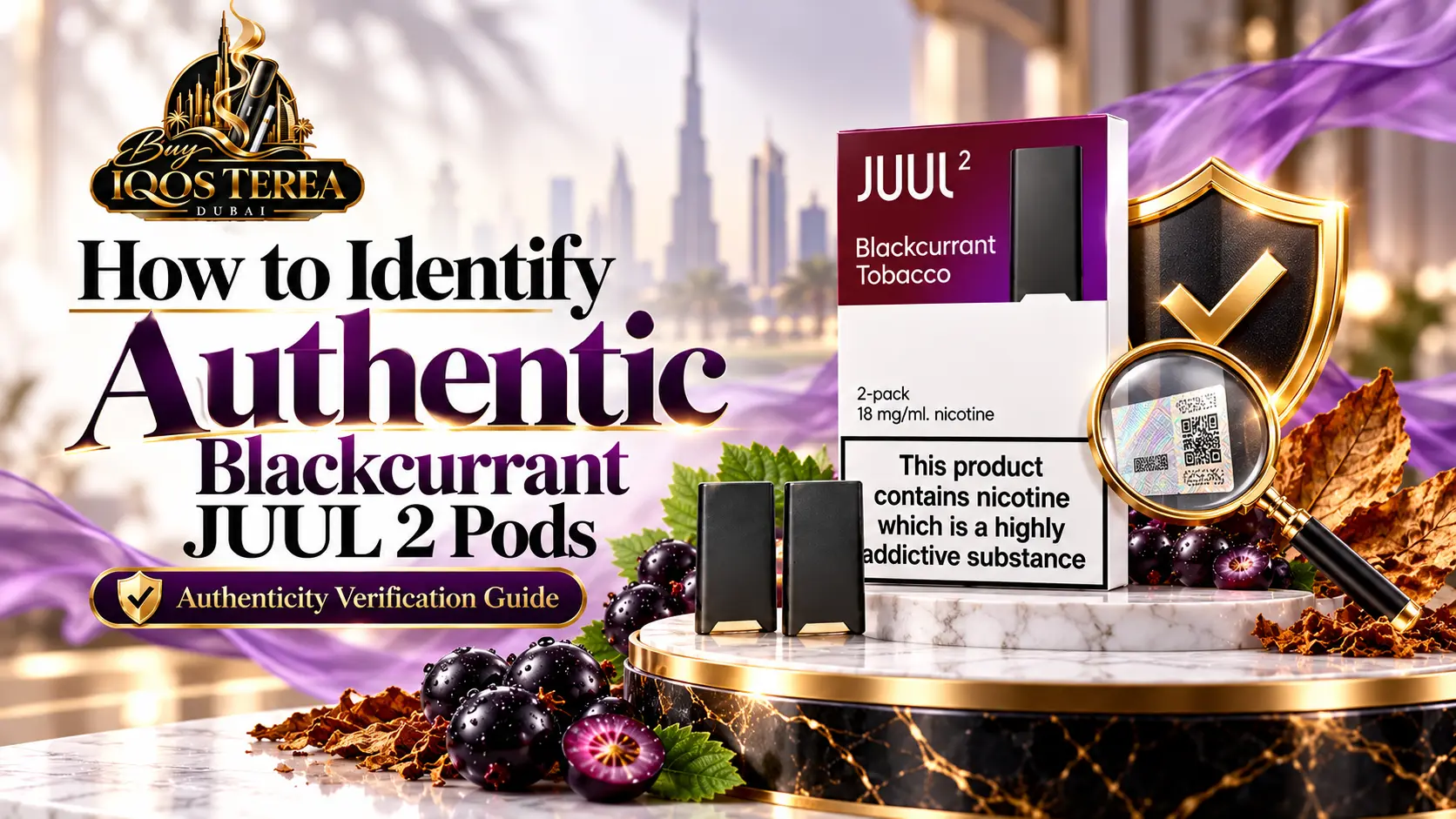 How to Identify Authentic Blackcurrant JUUL 2 Pods