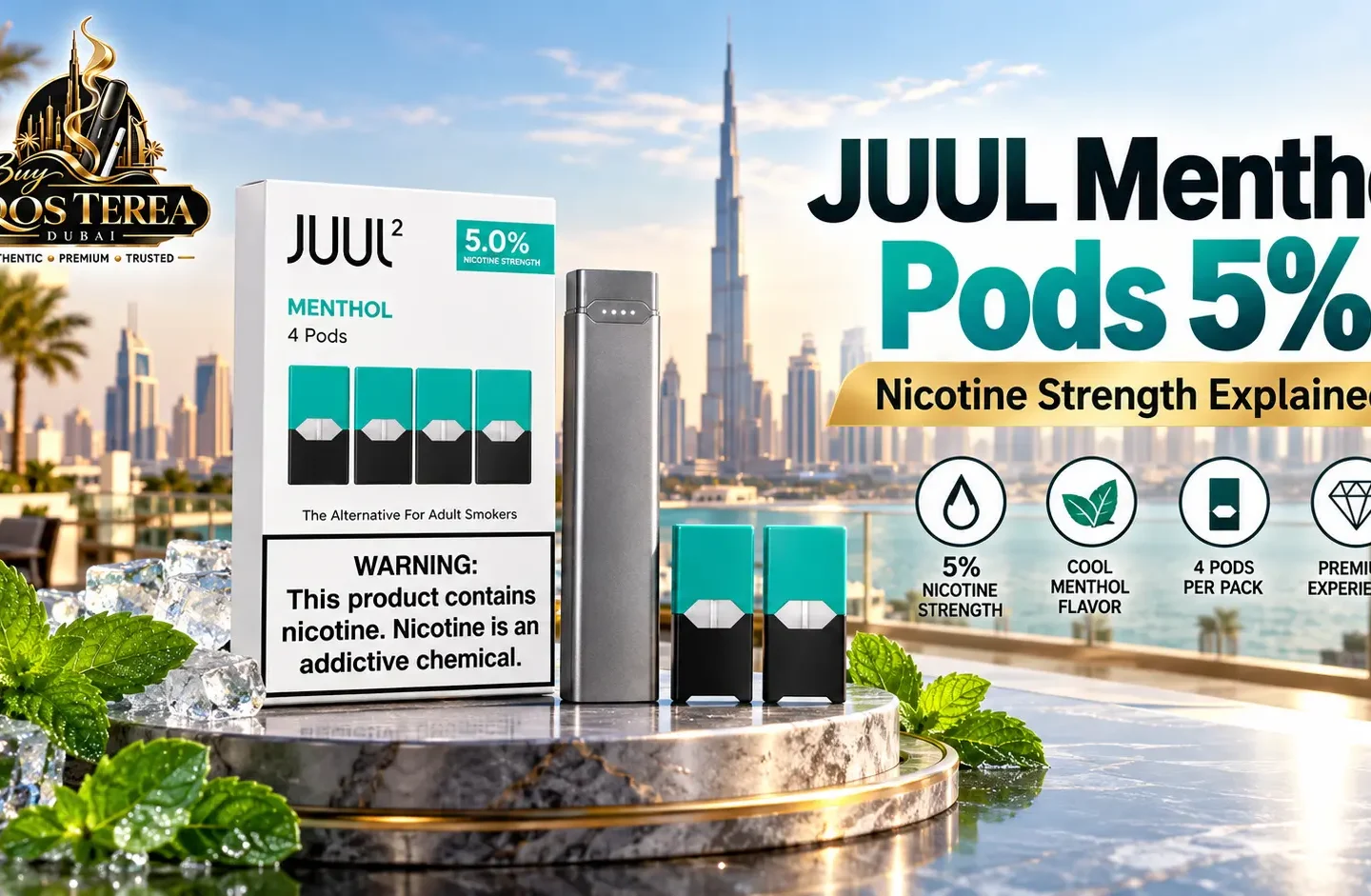 JUUL Menthol Pods 5%: Nicotine Strength Explained